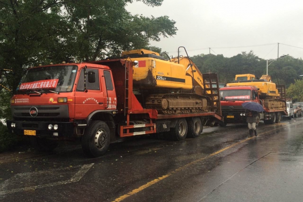 浙江中立建設有限公司趕赴蘇村救援